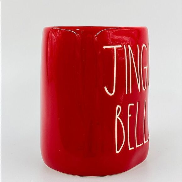 Rae Dunn Red Jingle Bells Mug - Picture 5 of 8